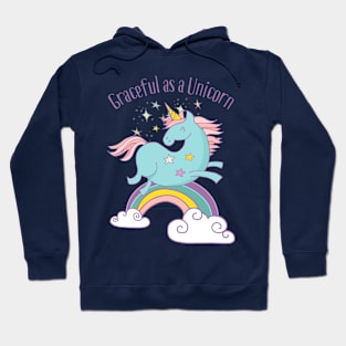 Graceful As A Unicorn Hoodie